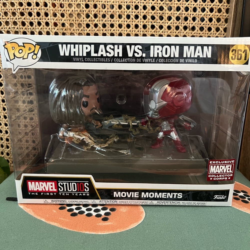 Funko Movie Moments Whiplash vs. Iron Man Figures - Exclusive Collection
